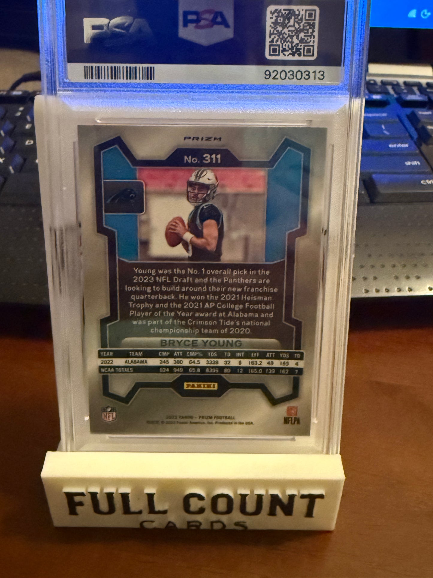 2023 Prizm Bryce Young Disco #311 Gem Mint PSA 10
