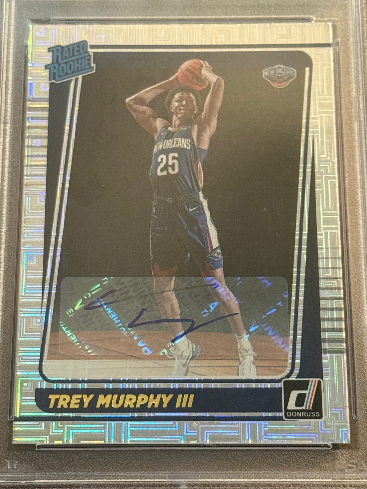 2021-22 Panini Donruss - Rated Rookie Trey Murphy III #228 Choice Signatures PSA 9