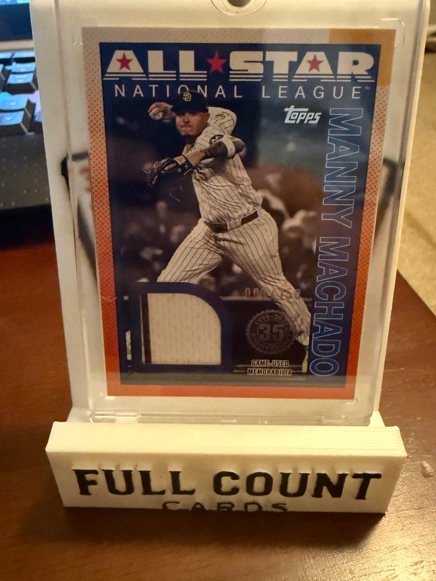2025 Topps All-Star Relic Manny Machado 007/150 Blue #90ASR-MM Padres 🔥