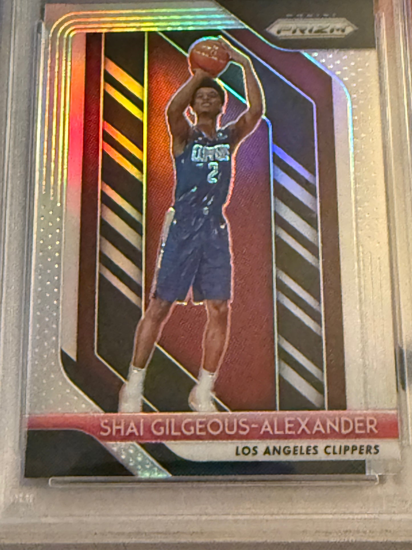 2018-19 Panini Prizm - Shai Gilgeous-Alexander #184 Silver Prizm (RC) PSA 10