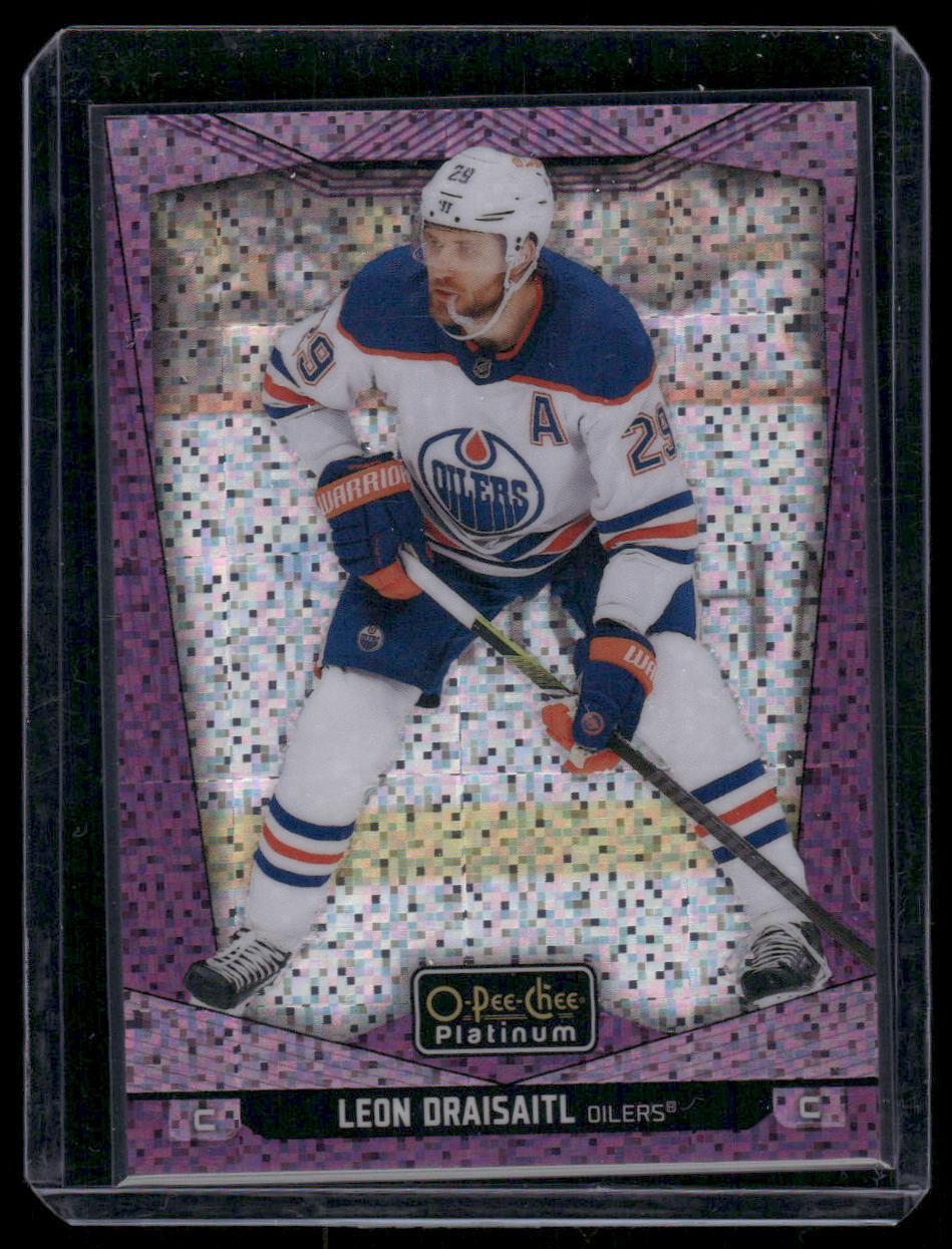 2024-25 O-Pee-Chee Platinum #178 Leon Draisaitl Violet Pixels