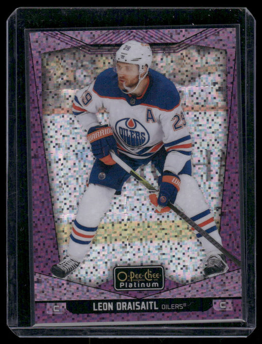2024-25 O-Pee-Chee Platinum #178 Leon Draisaitl Violet Pixels