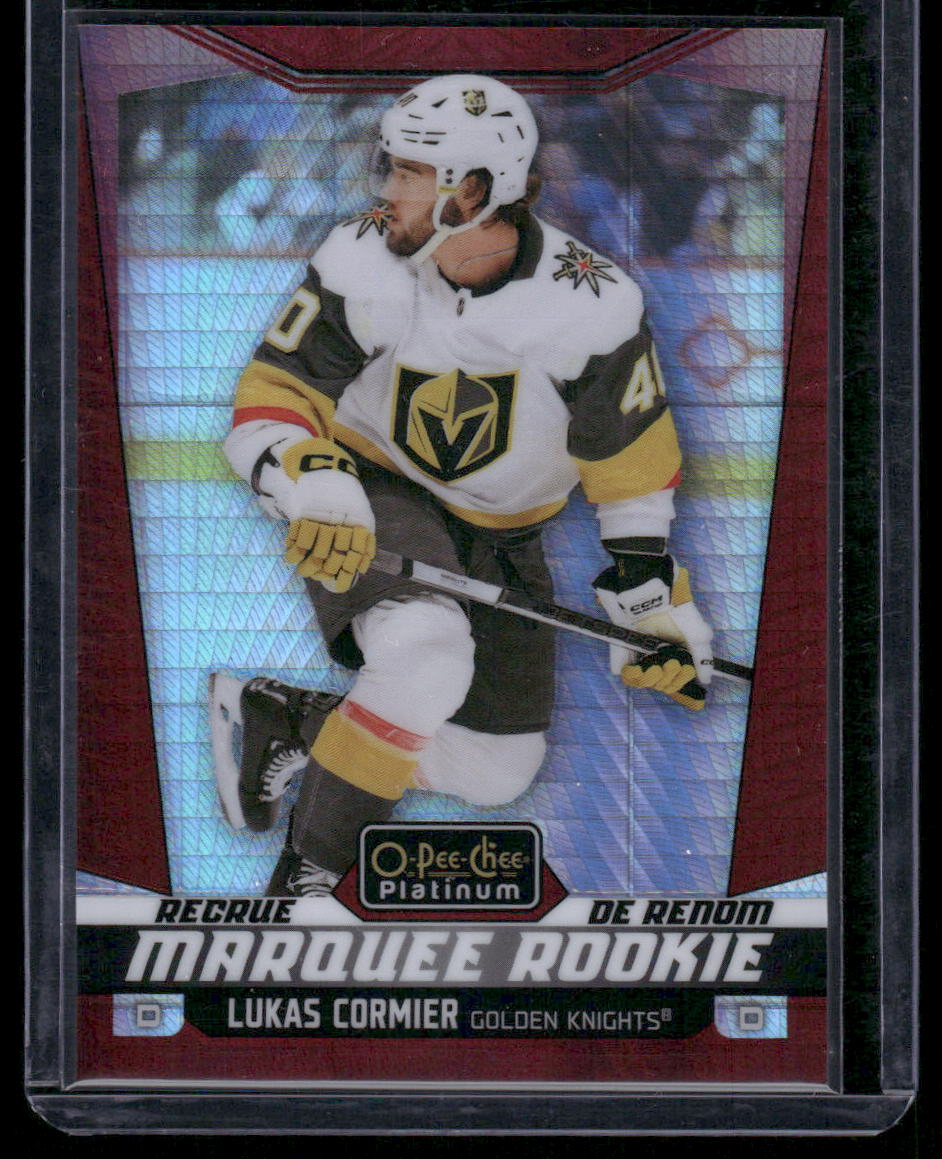 2024-25 O-Pee-Chee Platinum #265 Lukas Cormier Red Prism