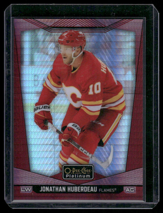 2024-25 O-Pee-Chee Platinum #59 Jonathan Huberdeau Red Prism