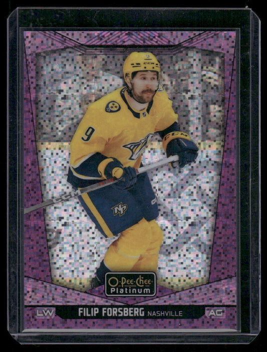 2024-25 O-Pee-Chee Platinum #12 Filip Forsberg Violet Pixels