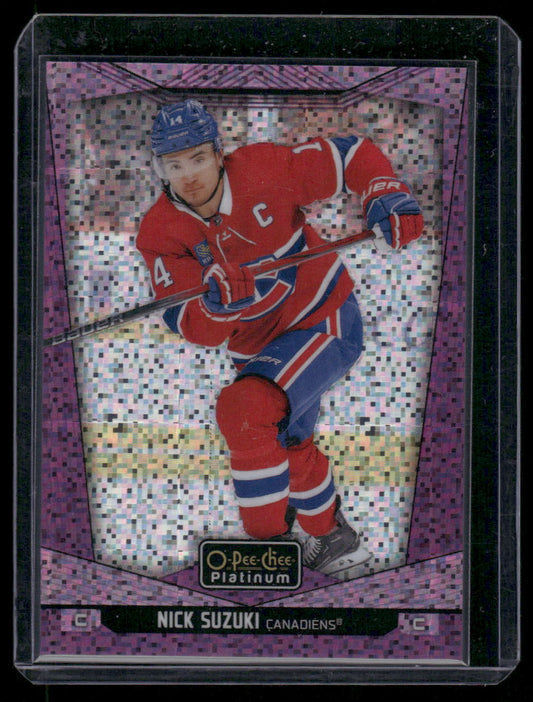 2024-25 O-Pee-Chee Platinum #39 Nick Suzuki Violet Pixels