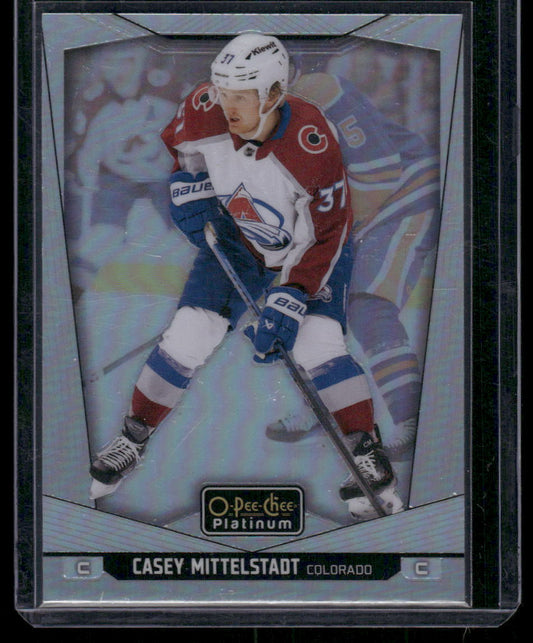 2024-25 O-Pee-Chee Platinum #136 Casey Mittelstadt Rainbow