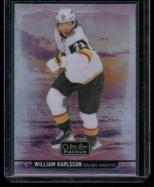 2024-25 O-Pee-Chee Platinum #124 William Karlsson Sunset