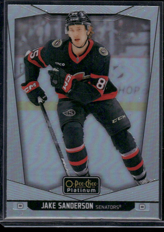 2024-25 O-Pee-Chee Platinum #111 Jake Sanderson Rainbow