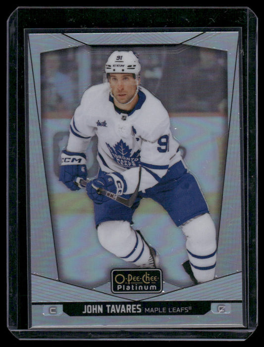 2024-25 O-Pee-Chee Platinum #80 John Tavares Rainbow