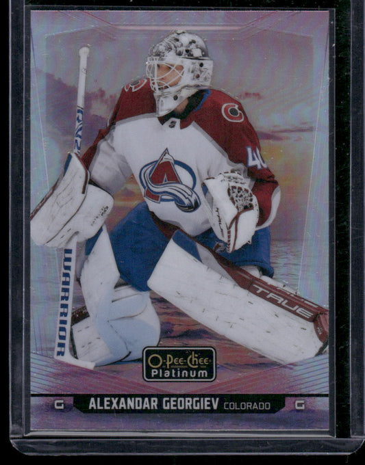 2024-25 O-Pee-Chee Platinum #25 Alexandar Georgiev Sunset