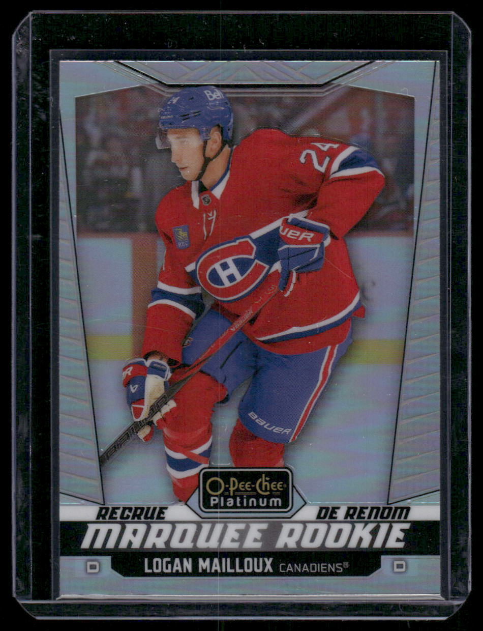 2024-25 O-Pee-Chee Platinum #237 Logan Mailloux Rainbow