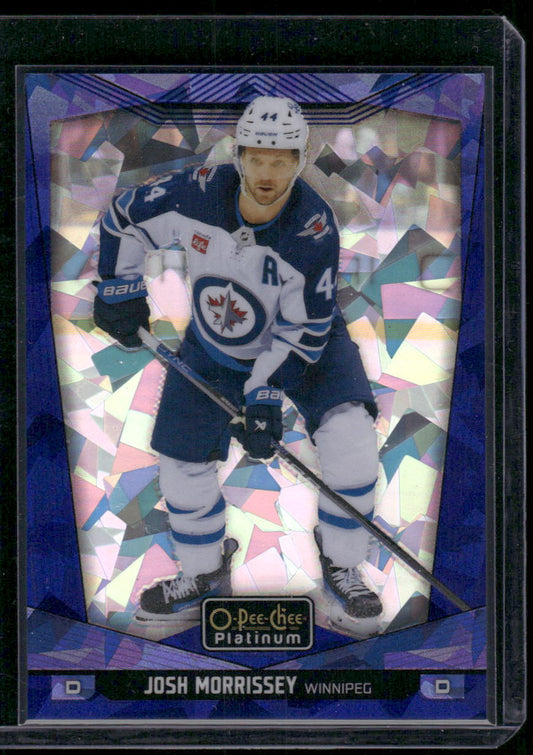 2024-25 O-Pee-Chee Platinum #155 Josh Morrissey Blue Fragments