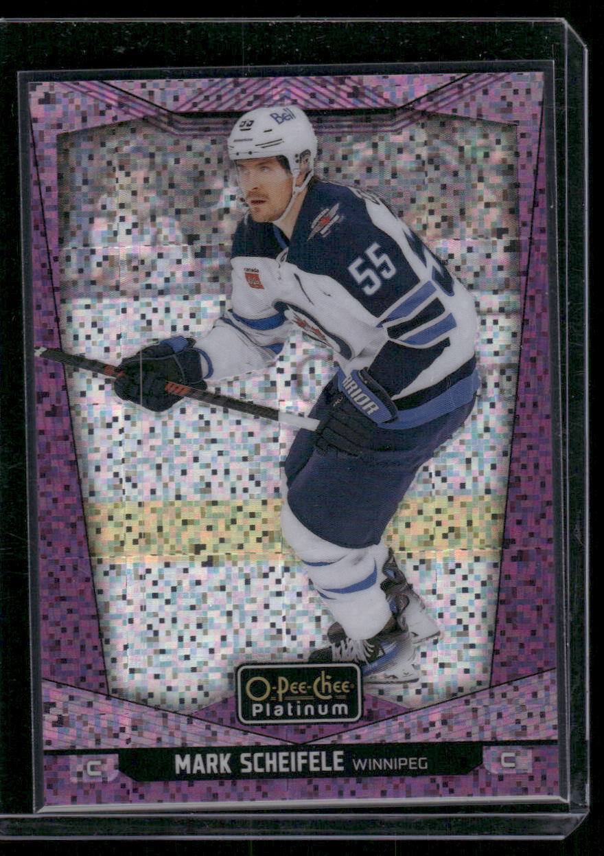 2024-25 O-Pee-Chee Platinum #142 Mark Scheifele Violet Pixels