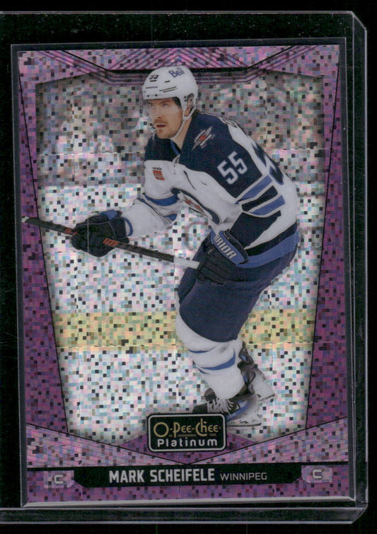 2024-25 O-Pee-Chee Platinum #142 Mark Scheifele Violet Pixels