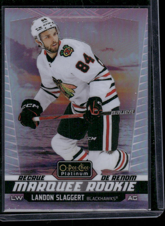 2024-25 O-Pee-Chee Platinum #225 Landon Slaggert Sunset