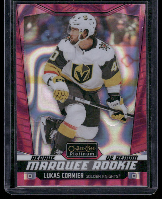 2024-25 O-Pee-Chee Platinum #265 Lukas Cormier Pink Magma