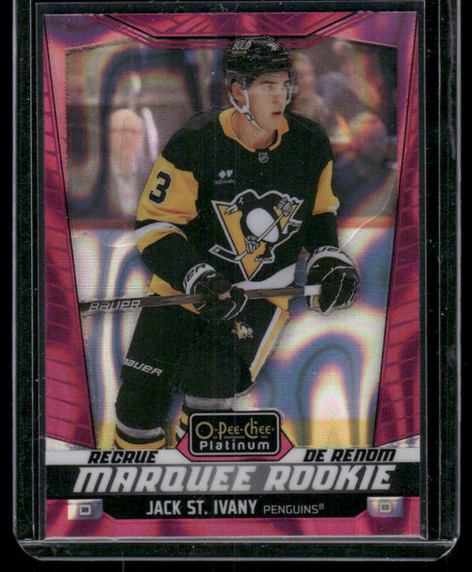 2024-25 O-Pee-Chee Platinum #247 Jack St. Ivany Pink Magma