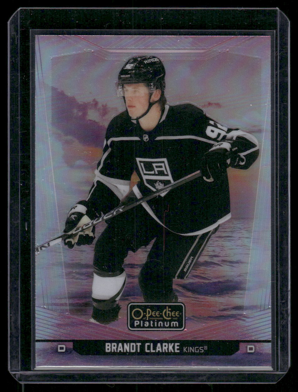 2024-25 O-Pee-Chee Platinum #75 Brandt Clarke Sunset