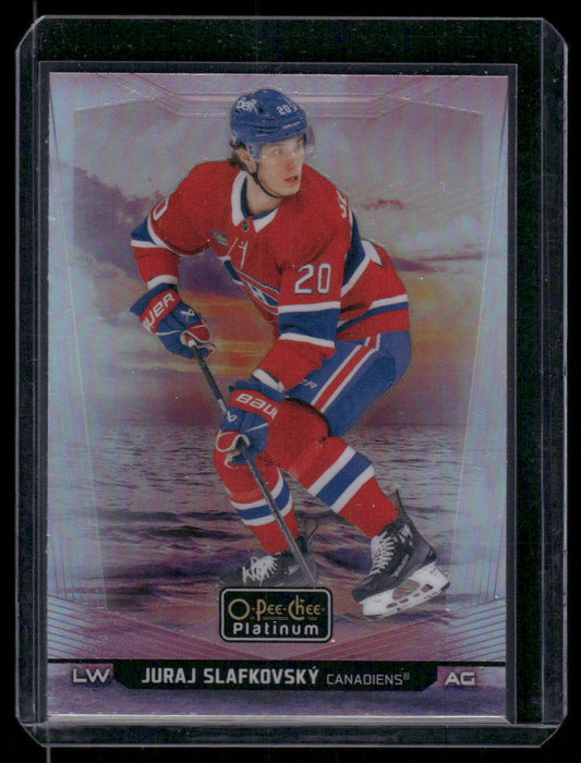 2024-25 O-Pee-Chee Platinum #104 Juraj Slafkovsky Sunset