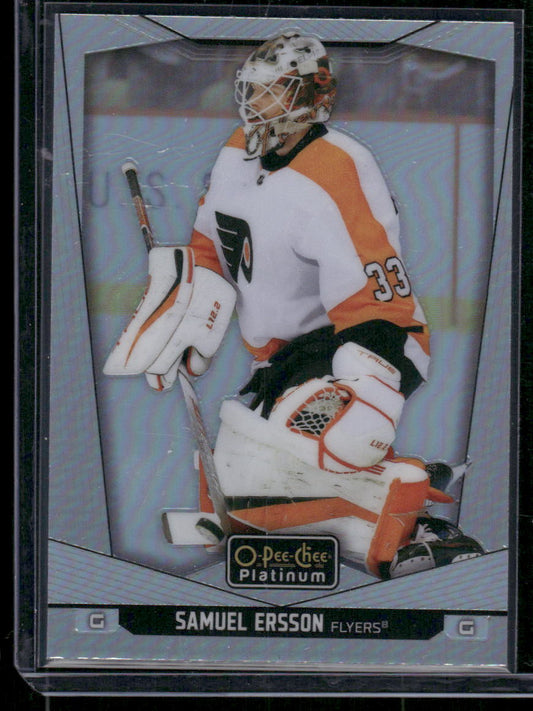 2024-25 O-Pee-Chee Platinum #141 Samuel Ersson Rainbow