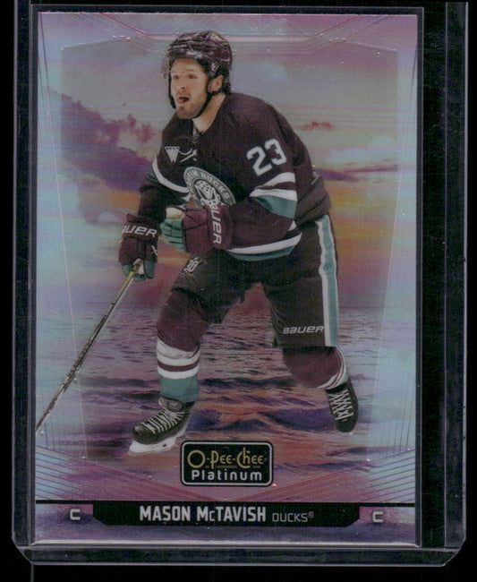 2024-25 O-Pee-Chee Platinum #163 Mason McTavish Sunset