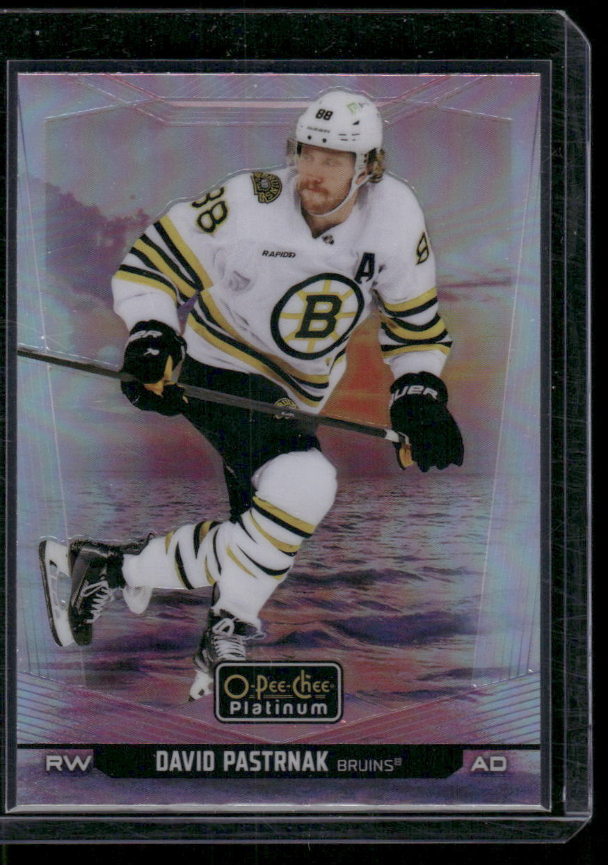 2024-25 O-Pee-Chee Platinum #183 David Pastrnak Sunset