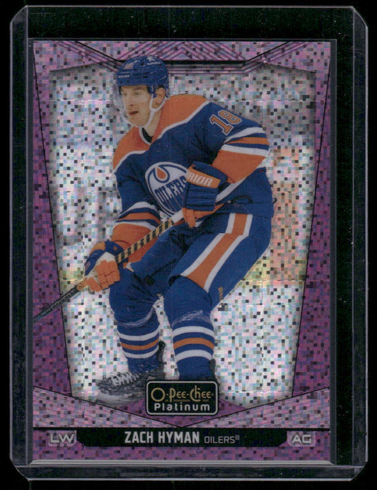 2024-25 O-Pee-Chee Platinum #182 Zach Hyman Violet Pixels