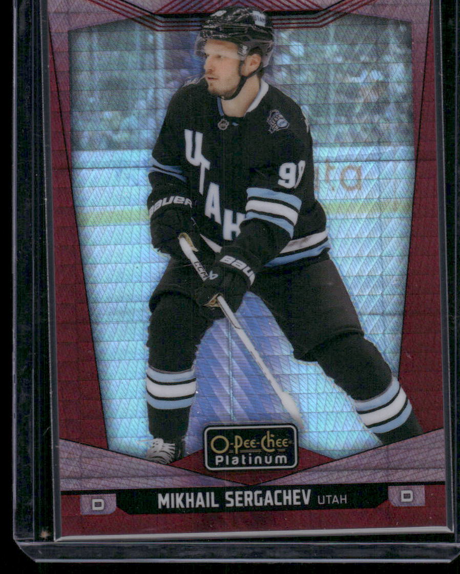 2024-25 O-Pee-Chee Platinum #181 Mikhail Sergachev Red Prism