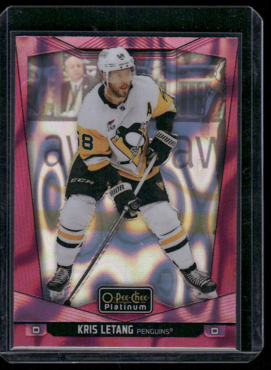 2024-25 O-Pee-Chee Platinum #169 Kris Letang Pink Magma