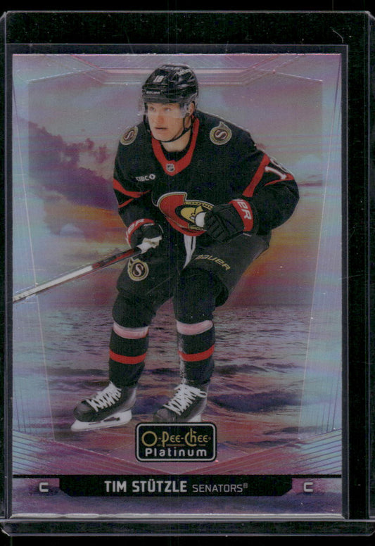 2024-25 O-Pee-Chee Platinum #195 Tim Stutzle Sunset