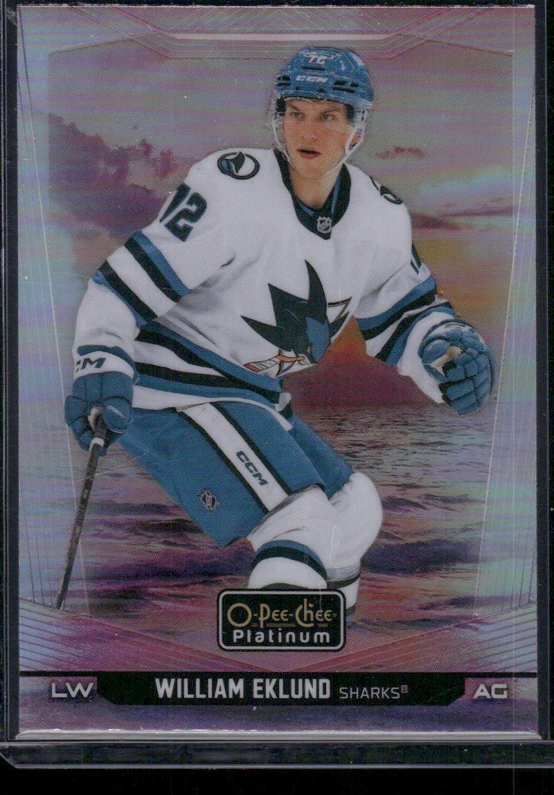 2024-25 O-Pee-Chee Platinum #19 William Eklund Sunset