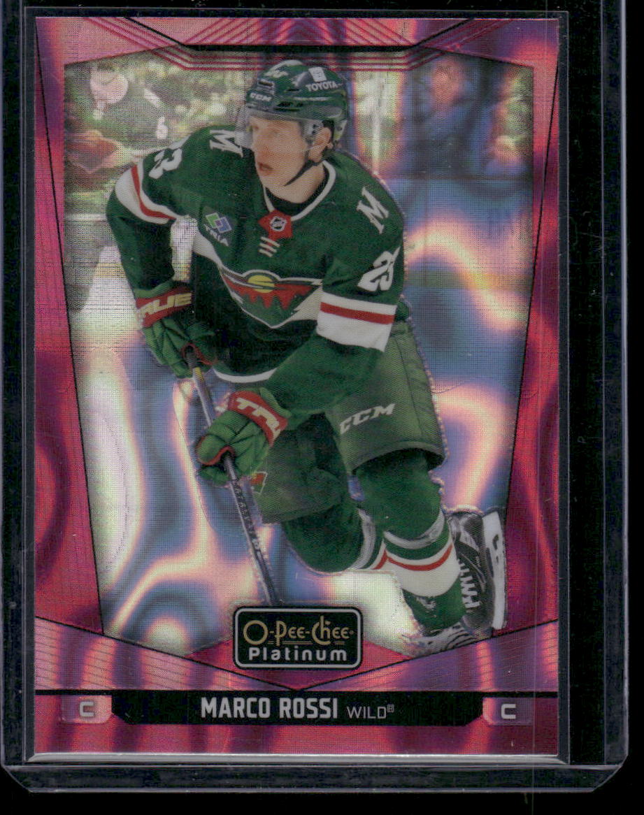 2024-25 O-Pee-Chee Platinum #9 Marco Rossi Pink Magma