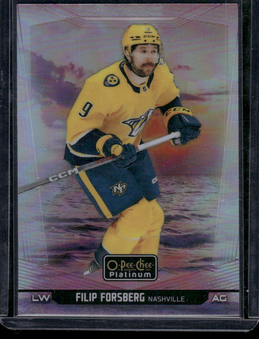 2024-25 O-Pee-Chee Platinum #12 Filip Forsberg Sunset