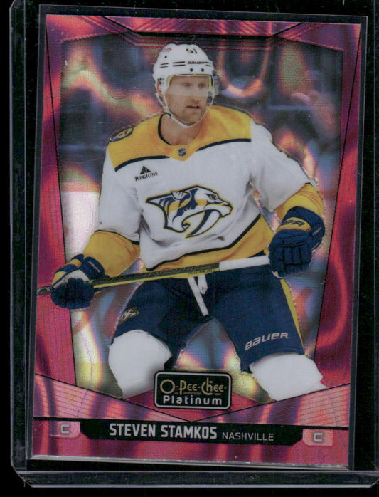 2024-25 O-Pee-Chee Platinum #71 Steven Stamkos Pink Magma