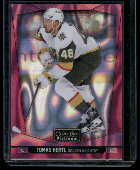 2024-25 O-Pee-Chee Platinum #171 Tomas Hertl Pink Magma