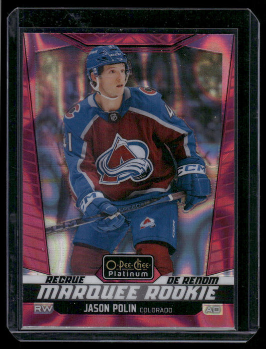 2024-25 O-Pee-Chee Platinum #226 Jason Polin Pink Magma