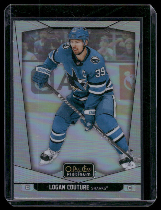 2024-25 O-Pee-Chee Platinum #185 Logan Couture Rainbow