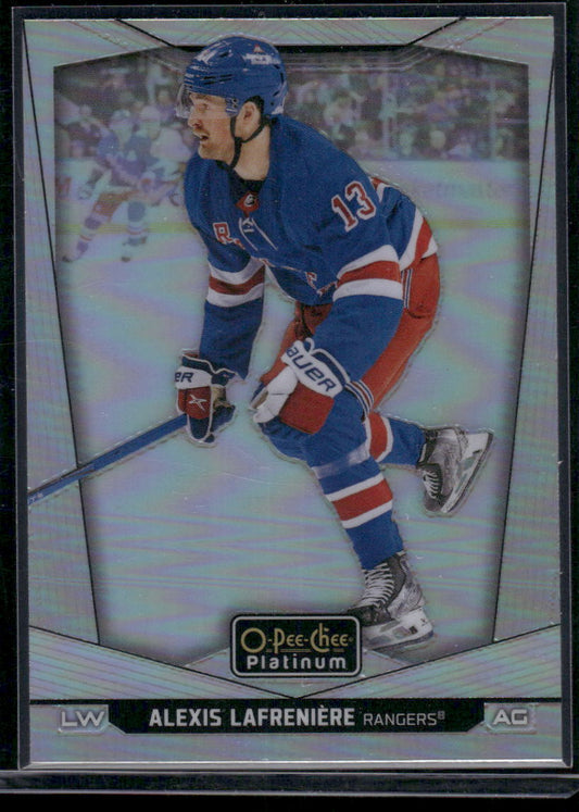 2024-25 O-Pee-Chee Platinum #110 Alexis Lafreniere Rainbow
