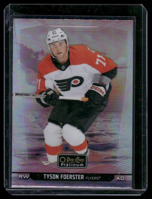 2024-25 O-Pee-Chee Platinum #86 Tyson Foerster Sunset