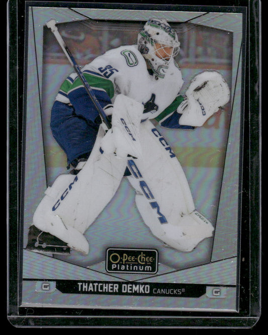 2024-25 O-Pee-Chee Platinum #166 Thatcher Demko