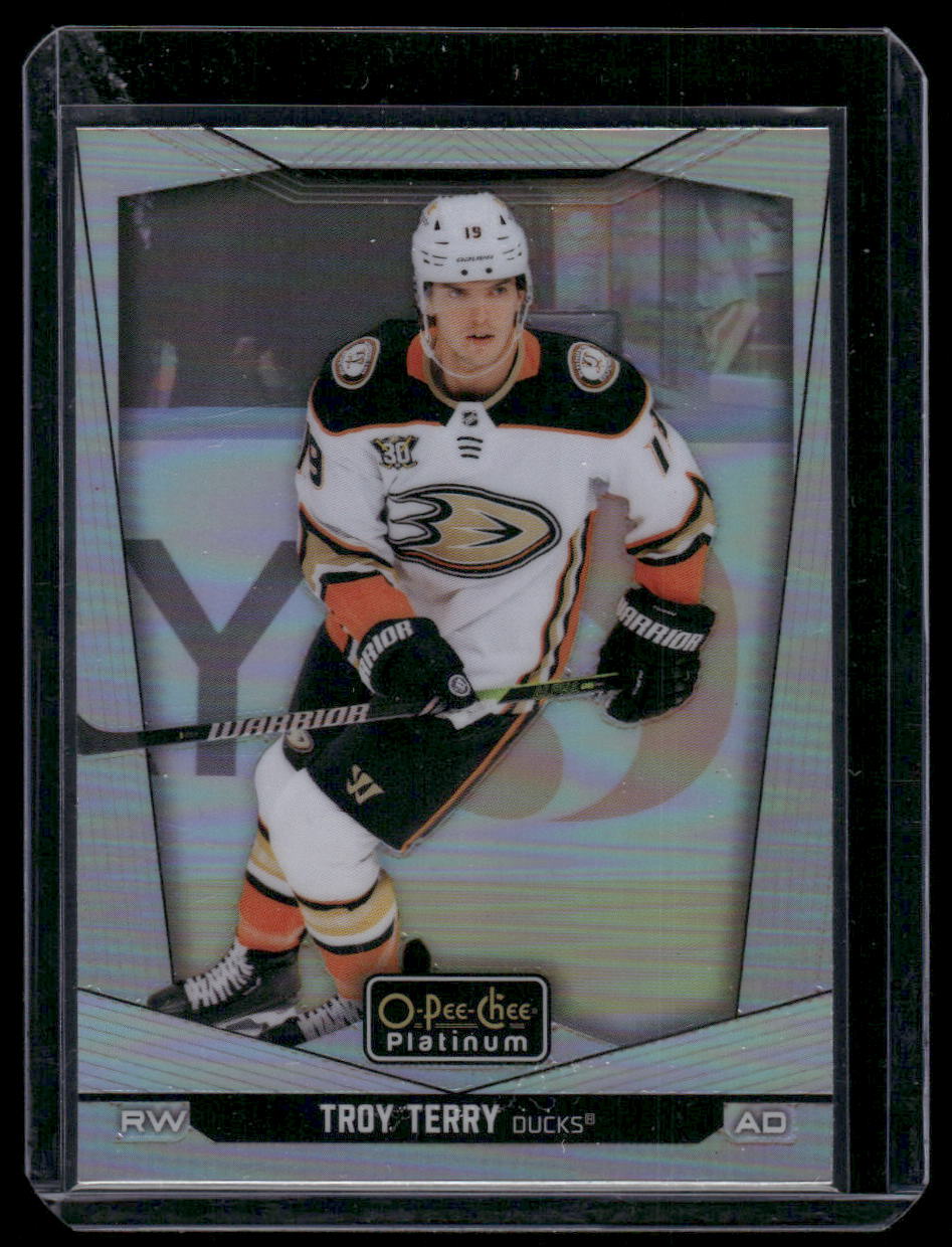 2024-25 O-Pee-Chee Platinum #10 Troy Terry Rainbow