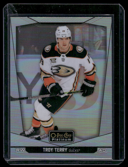 2024-25 O-Pee-Chee Platinum #10 Troy Terry Rainbow