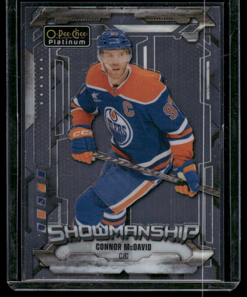2024-25 O-Pee-Chee Platinum #S-12 Connor McDavid Showmanship