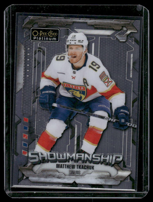 2024-25 O-Pee-Chee Platinum #S-2 Matthew Tkachuk Showmanship