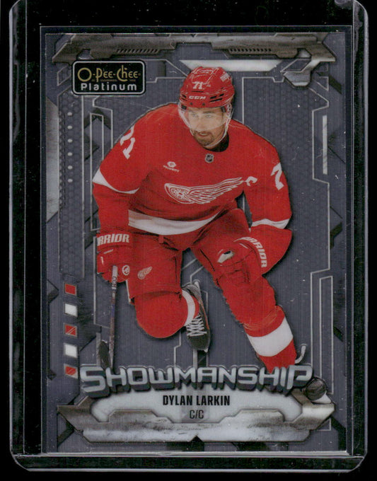 2024-25 O-Pee-Chee Platinum #S-6 Dylan Larkin Showmanship