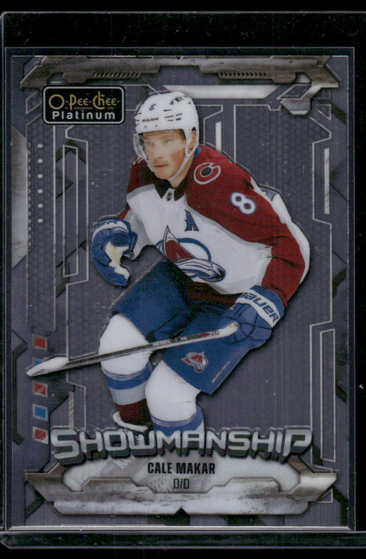 2024-25 O-Pee-Chee Platinum #S-14 Cale Makar Showmanship