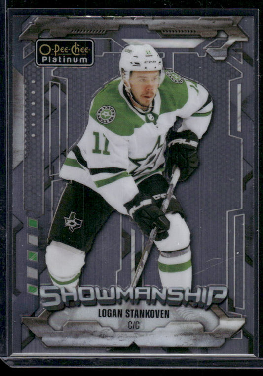 2024-25 O-Pee-Chee Platinum #S-10 Logan Stankoven Showmanship