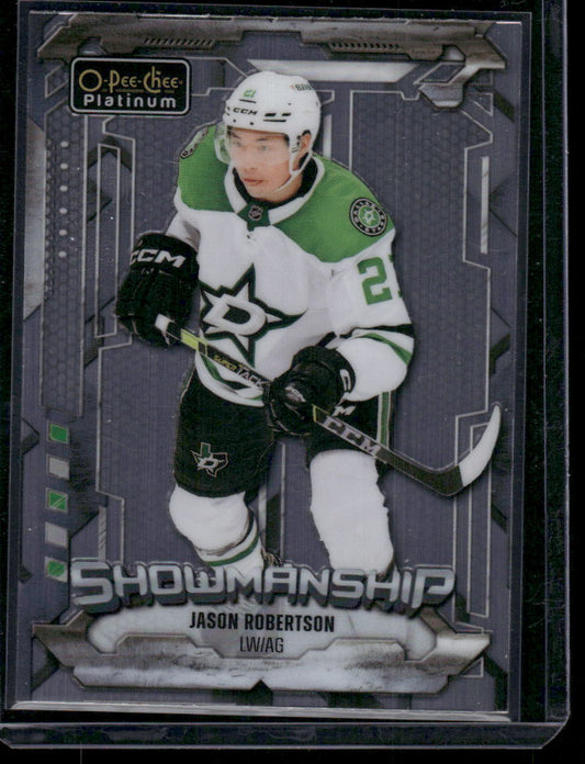 2024-25 O-Pee-Chee Platinum #S-1 Jason Robertson Showmanship