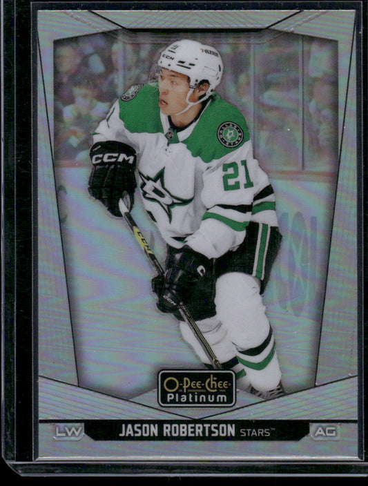 2024-25 O-Pee-Chee Platinum #28 Jason Robertson Rainbow